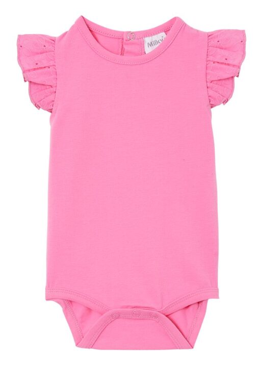 Pink Sachet Broderie Bodysuit - Image 3