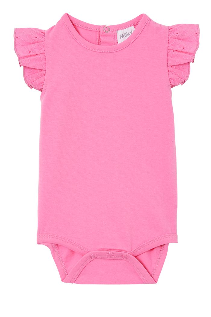 Pink Sachet Broderie Bodysuit - Image 3