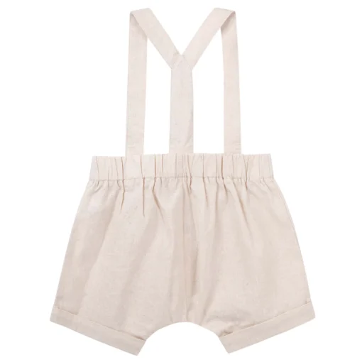 Finley Linen Suspender Shorts - Image 3
