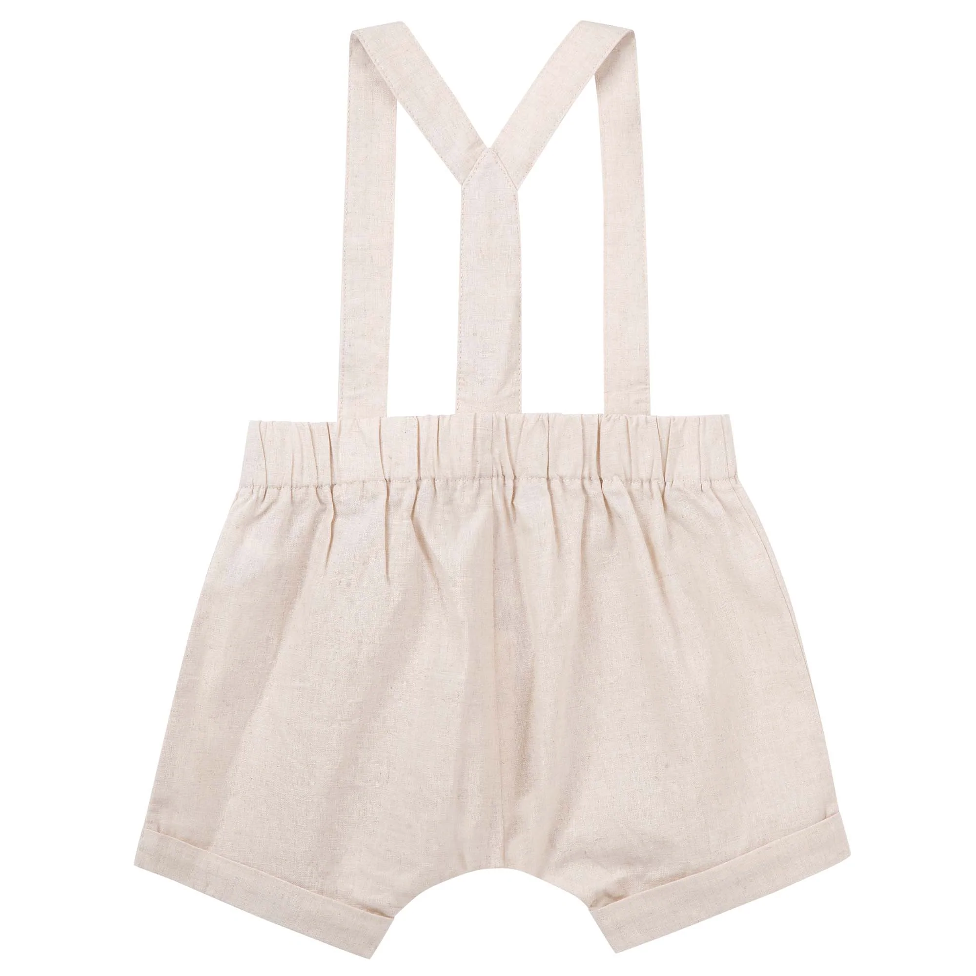 Finley Linen Suspender Shorts - Image 3