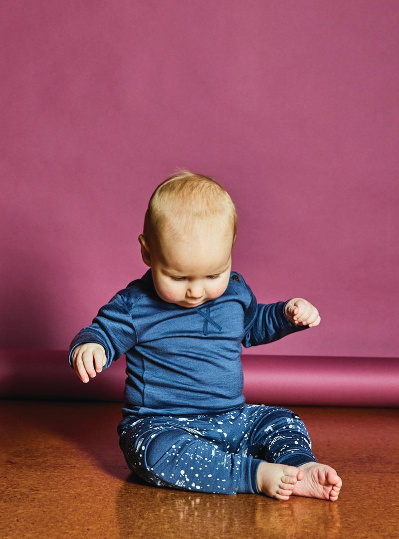Merino Wyatt Longsleeve Tee - Storm - Image 2