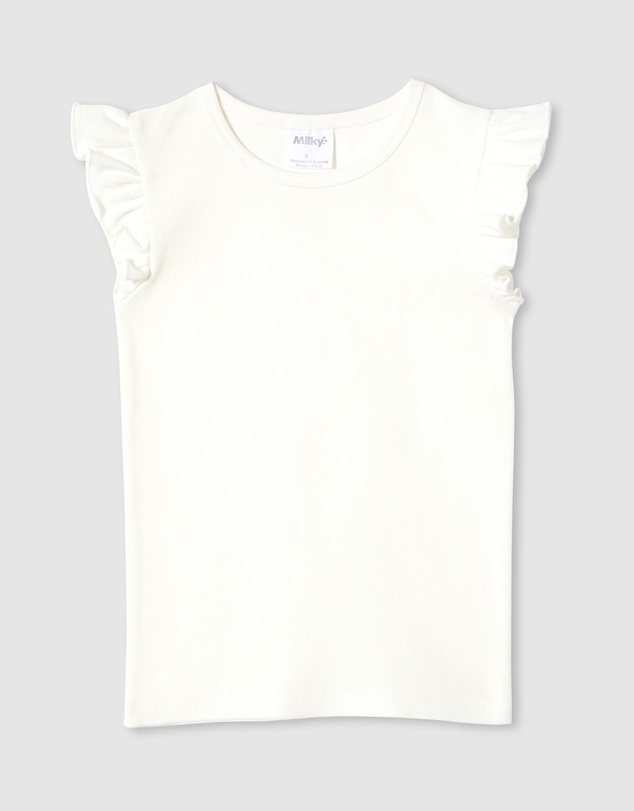 White Rib Tee