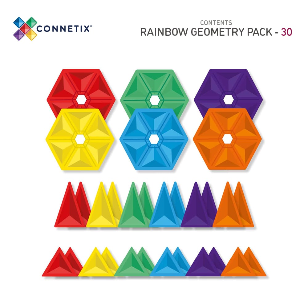 Rainbow 30 Piece Geometry Pack - Image 5