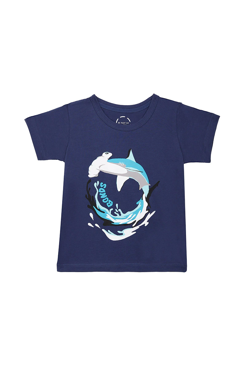 Hammerhead Navy Tee
