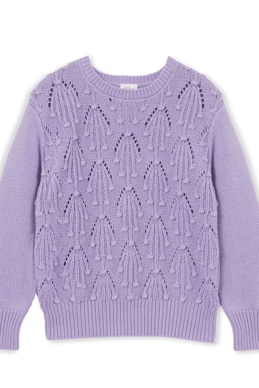 Lilac Knit Jumper - Image 3