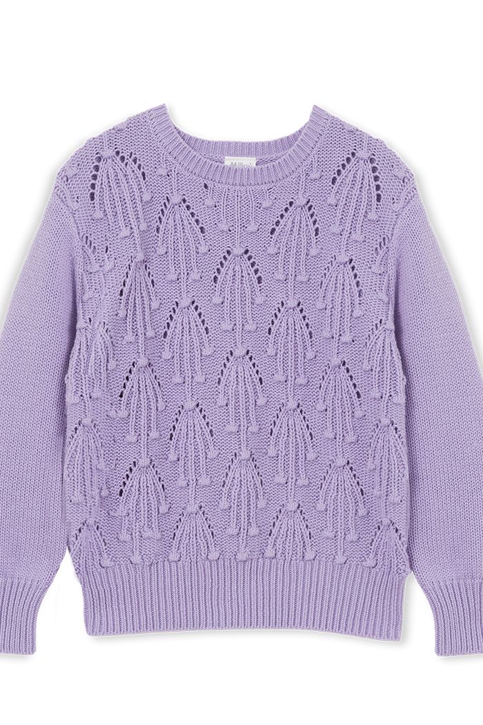 Lilac Knit Jumper - Image 3