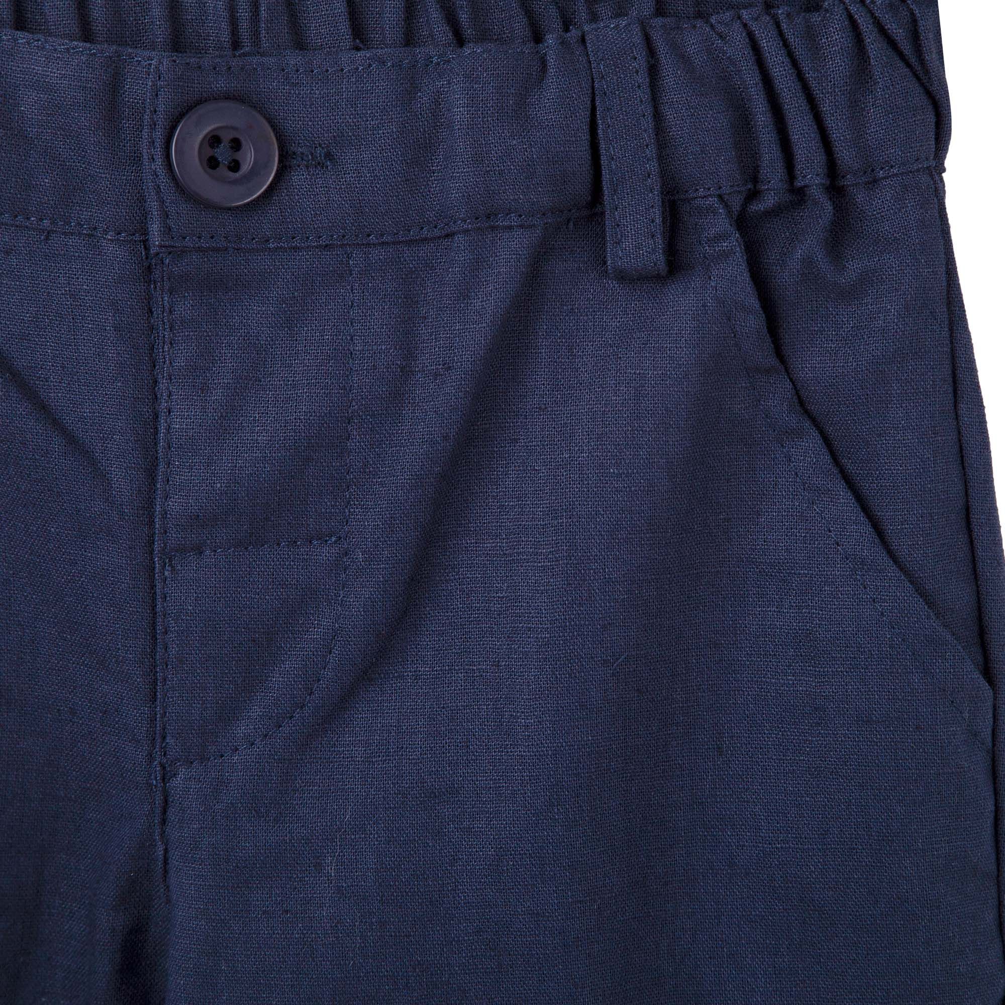 Finley Linen Pants - Navy - Image 2