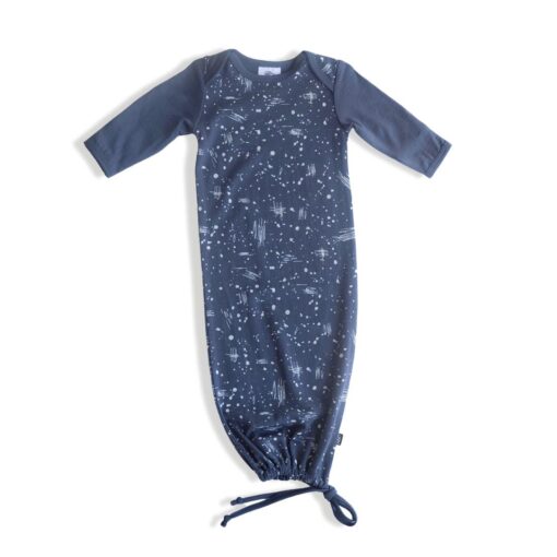 Storm Scribble - Merino Sleep Gown - Image 3
