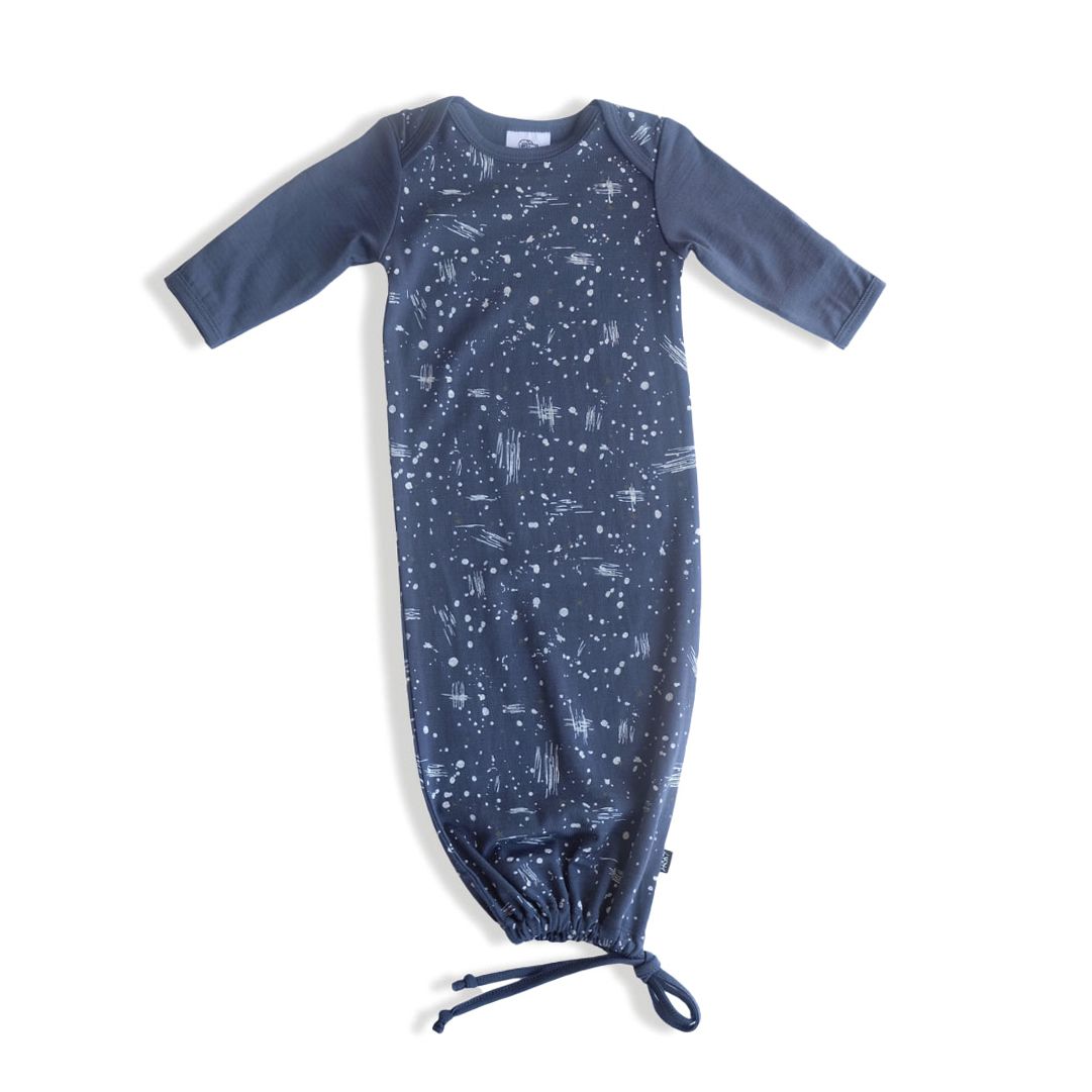 Storm Scribble - Merino Sleep Gown - Image 3