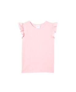 Blossom Pink Frill Rib Tee
