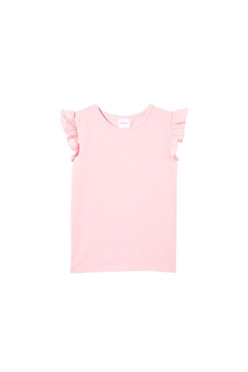 Blossom Pink Frill Rib Tee