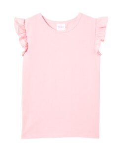 Alternative view of Blossom Pink Frill Rib Tee