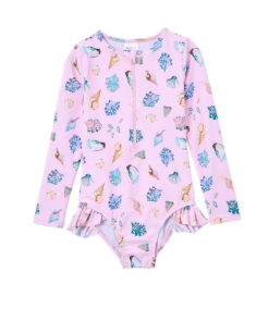 Alternative view of Seashell Swimsuit Long Sleeve