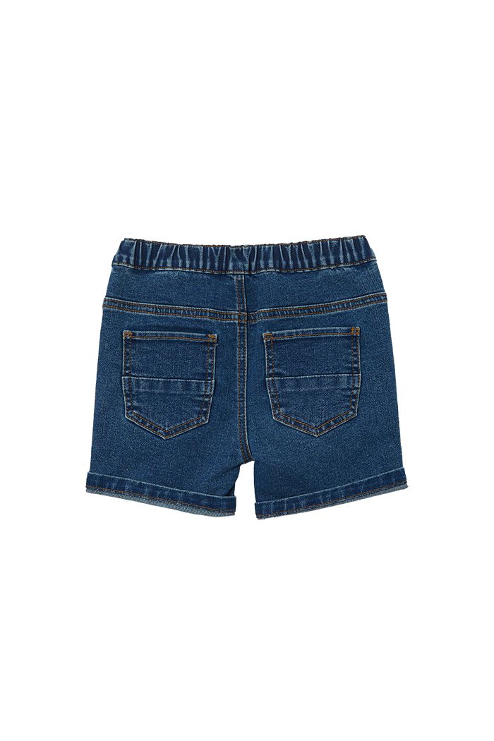Stone Wash Denim Shorts by Milky - Image 3