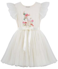 Reindeer Print S/S Tutu Dress