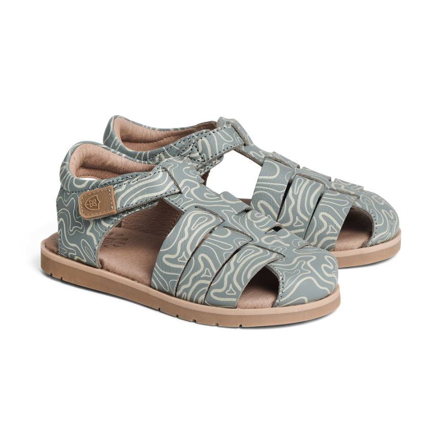 Blue Ripple Rocco Sandals