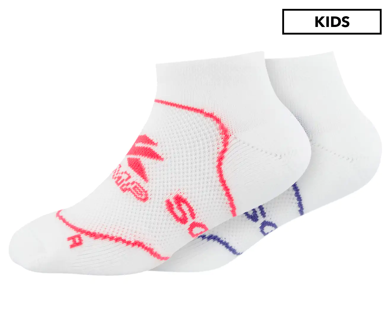 Sport Low Cut Socks - 2 Pack - Purple/Pink - Image 2