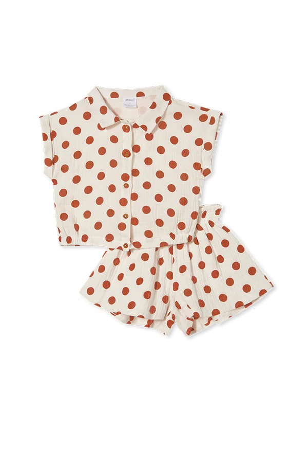 Top and Shorts Spot Set