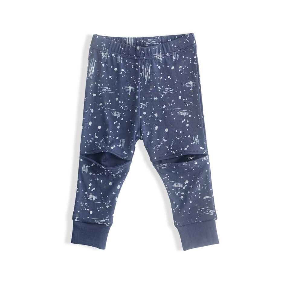 Storm Scribble Merino Slasher Leggings