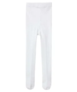 Ribbed Tights- White