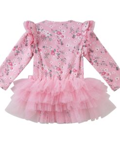 Alternative view of Pink Milly Floral Tutu Romper Dress