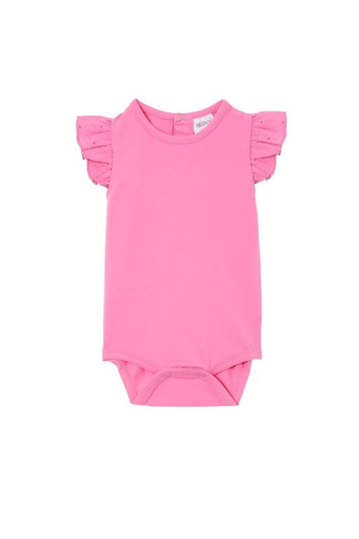 Pink Sachet Broderie Bodysuit