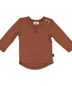 Russet  Merino Wyatt Long Sleeve Tee