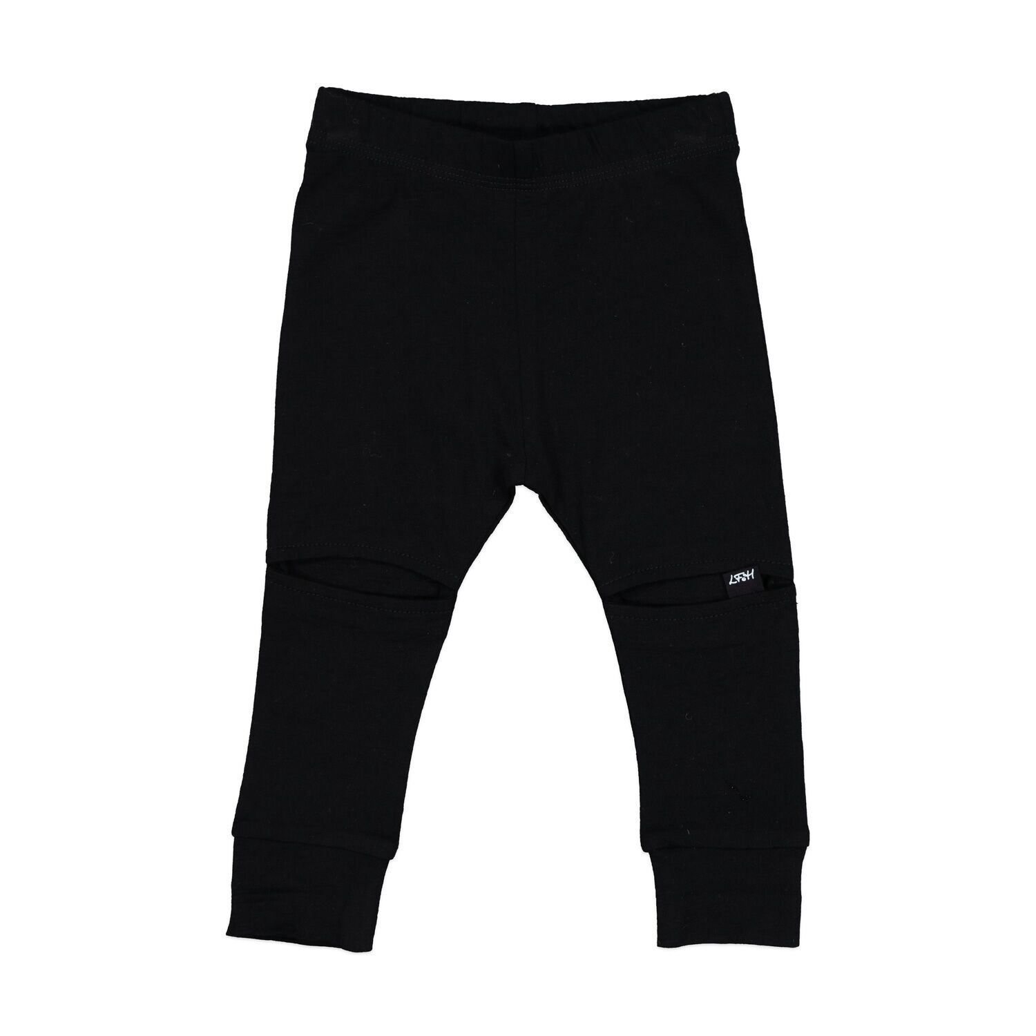 Black Merino Slasher Leggings